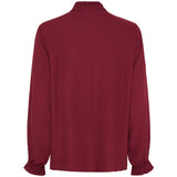 LULULIA Lululia dam blus LuEllen 5897 Shirt Bordeaux