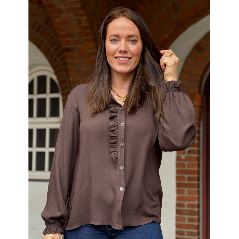 LULULIA Lululia dam blus LuEllen 5897 Shirt Moro