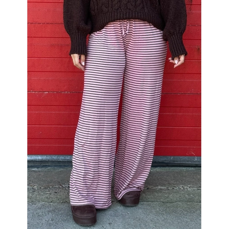 LULULIA Lululia dam byxor LuChloe 62671 Pant Rosa/Bordeaux