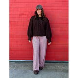 LULULIA Lululia dam byxor LuChloe 62671 Pant Rosa/Bordeaux