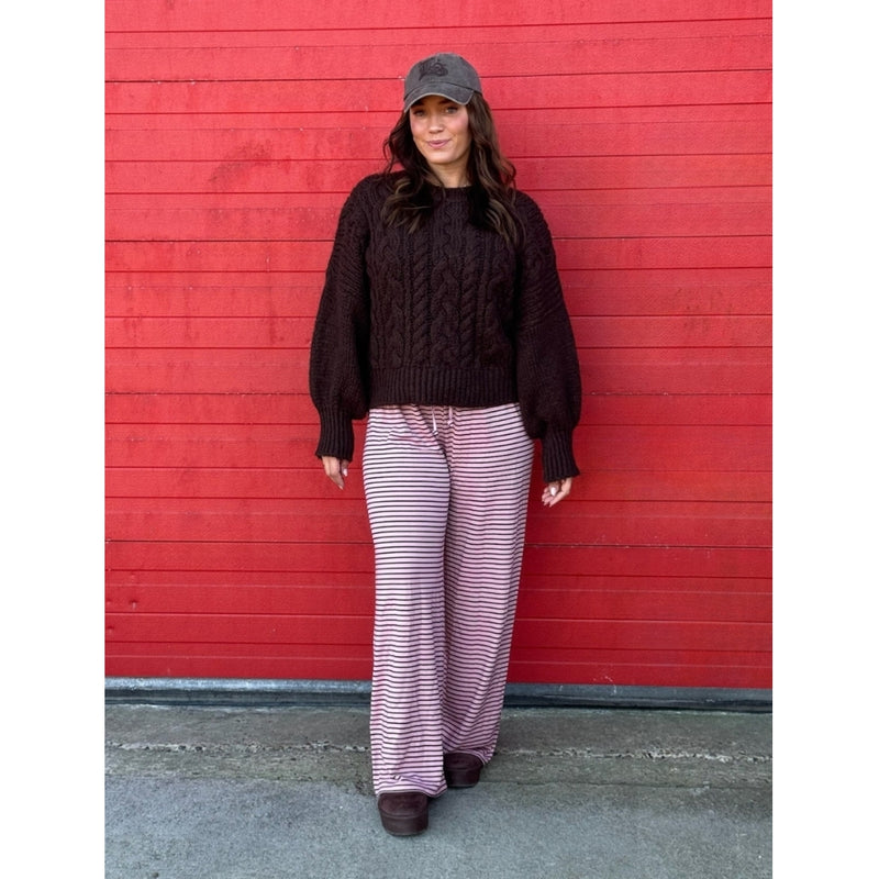 LULULIA Lululia dam byxor LuChloe 62671 Pant Rosa/Bordeaux