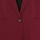 LULULIA Lululia Gia dam kavaj 6120-0 Blazer Winered