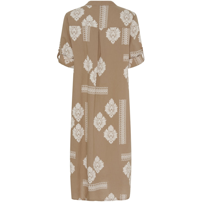 LULULIA Lululia dam klänning LuEva 94198 Dress Tabacco/Beige