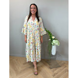 LULULIA Lululia dam klänning LuSamanta 2270LU. Dress Beige4241