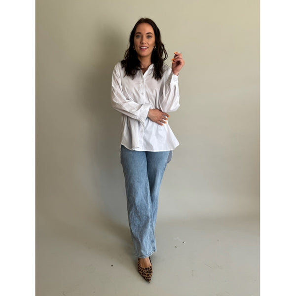LULULIA Lululia dam skjorta LuVanessa 7178 Shirt White