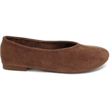 SHOES Luppa dam ballerina sko 9871 Shoes Brown