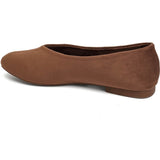 SHOES Luppa dam ballerina sko 9871 Shoes Brown