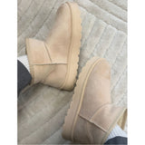 SHOES Marbella dam teddy stövlar 5504 Shoes Beige