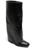 SHOES Emeli dam folded boots 1691 Shoes Black