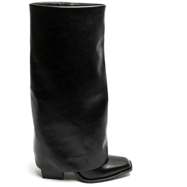 SHOES Emeli dam folded boots 1691 Shoes Black