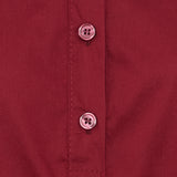 MARTA DU CHATEAU Marta Du Chateau Dam Blus MdcGinger 8627 Blouse Bordeaux