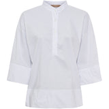 MARTA DU CHATEAU Marta Du Chateau Dam Blus MdcGinger 8627 Blouse White