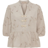 MARTA DU CHATEAU Marta Du Chateau Dam Blus MdcSafiya Blouse Beige