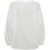 MARTA DU CHATEAU Marta Du Chateau Dam Blus MdcSevina Blouse Offwhite