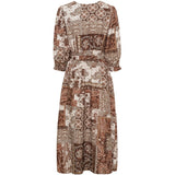 MARTA DU CHATEAU Marta Du Chateau Dam Klänning MdcLiviah Dress TabaccoHL003