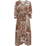 MARTA DU CHATEAU Marta Du Chateau Dam Klänning MdcLiviah Dress TabaccoHL003