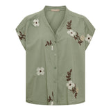MARTA DU CHATEAU Marta Du Chateau Dam Skjorta MdcElysian 86206 Shirt Kaki
