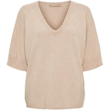 MARTA DU CHATEAU Marta Du Chateau Dam Stickad MdcInaya 9587 Knit Camello Melange