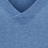 MARTA DU CHATEAU Marta Du Chateau Dam Stickad MdcInaya 9587 Knit Jeans Blue Melange