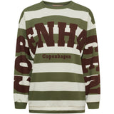 MARTA DU CHATEAU Marta Du Chateau Dam Sweatshirt MdcNerina Sweatshirt Military/Moro