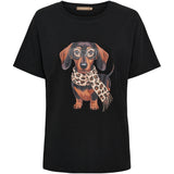 MARTA DU CHATEAU Marta Du Chateau Dam T-Shirt MDCINGE T-shirt Black