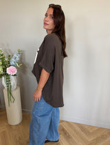 MARTA DU CHATEAU Marta Du Chateau Dam T-shirt MdcJunia T-shirt Moro/Offwhite