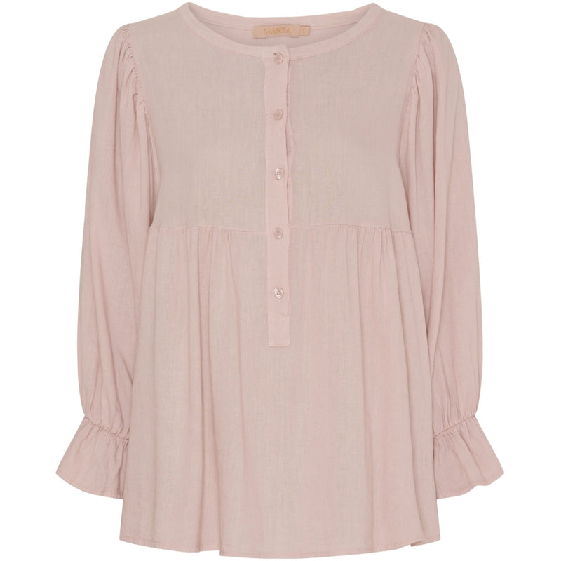 MARTA DU CHATEAU Marta Du Chateau dam blus MdcCoco 6137 Blouse Cipria rose