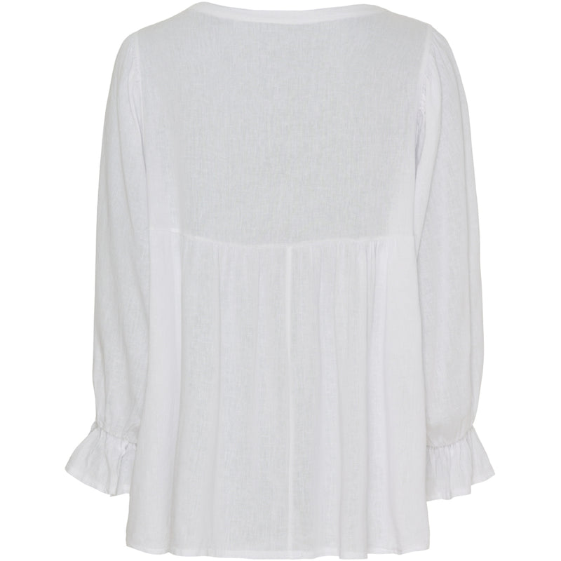 MARTA DU CHATEAU Marta Du Chateau dam blus MdcCoco 6137 Blouse White