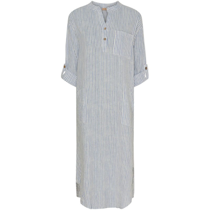 MARTA DU CHATEAU Marta Du Chateau dam klänning MdcNess Dress Panna Jeans 1395 Stripe