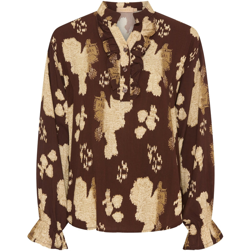 MARTA DU CHATEAU Marta Du Chateau dam skjorta MdcAya Shirt Marrone3320