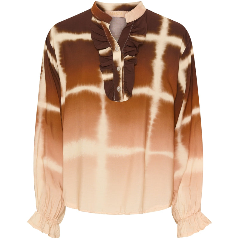 MARTA DU CHATEAU Marta Du Chateau dam skjorta MdcAya Shirt Marrone610