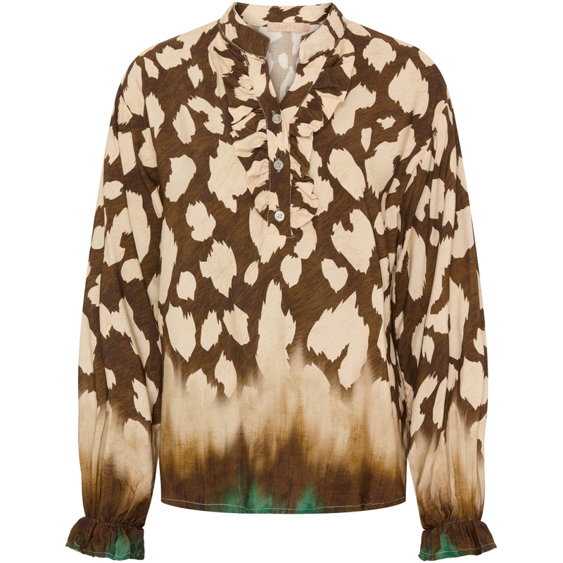 MARTA DU CHATEAU Marta Du Chateau dam skjorta MdcAya Shirt Tabacco6708