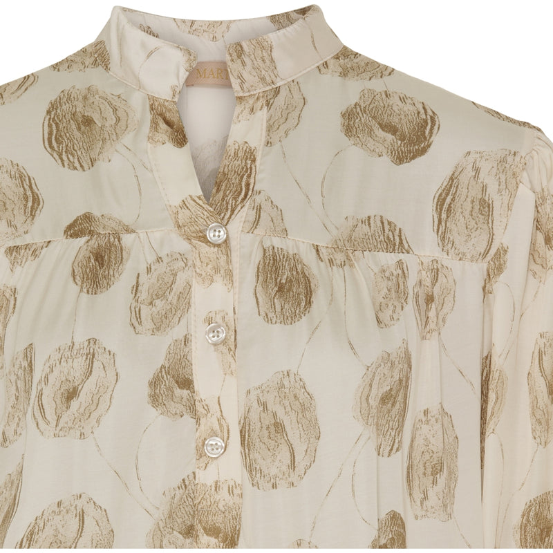 MARTA DU CHATEAU Marta Du Chateau dam skjorta MdcMeg Shirt Beige9578