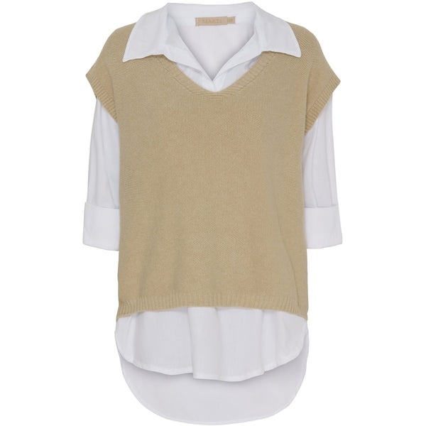 MARTA DU CHATEAU Marta Du Chateau dam skjorta MdcNorah Restudsalg Beige9039