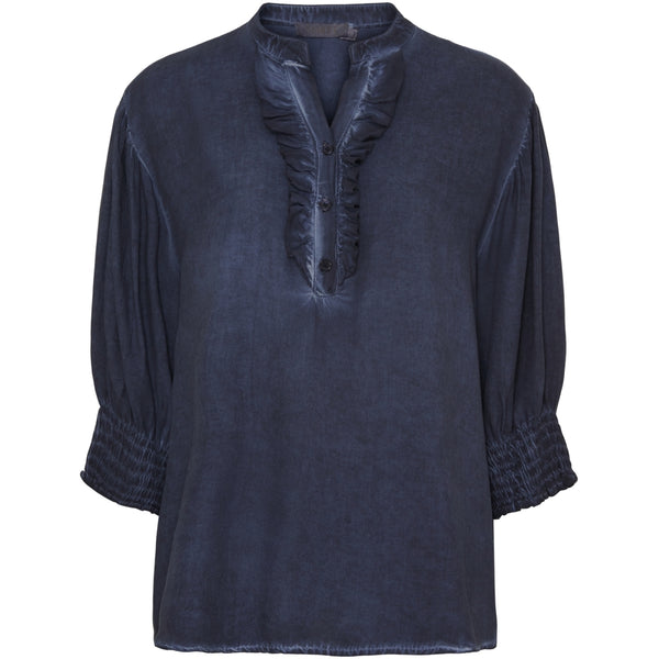 MARTA DU CHATEAU Marta Du Chateau dam skjorta MdcUnnur 6317 Shirt Blue Scuro CW