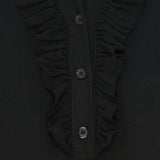 MARTA DU CHATEAU Marta Du Chateau dam skjorta MdcUnnur 6317 Shirt Solid Black