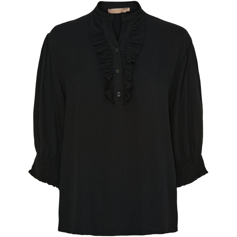 MARTA DU CHATEAU Marta Du Chateau dam skjorta MdcUnnur 6317 Shirt Solid Black