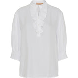 MARTA DU CHATEAU Marta Du Chateau dam skjorta MdcUnnur 6317 Shirt Solid White