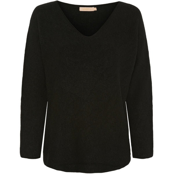 MARTA DU CHATEAU Marta Du Chateau dam stickad Celina Knit AWBlack