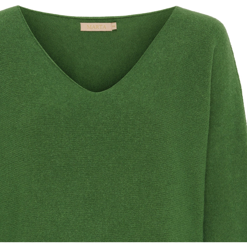 MARTA DU CHATEAU Marta Du Chateau dam stickad Celina Knit AWGreen4018