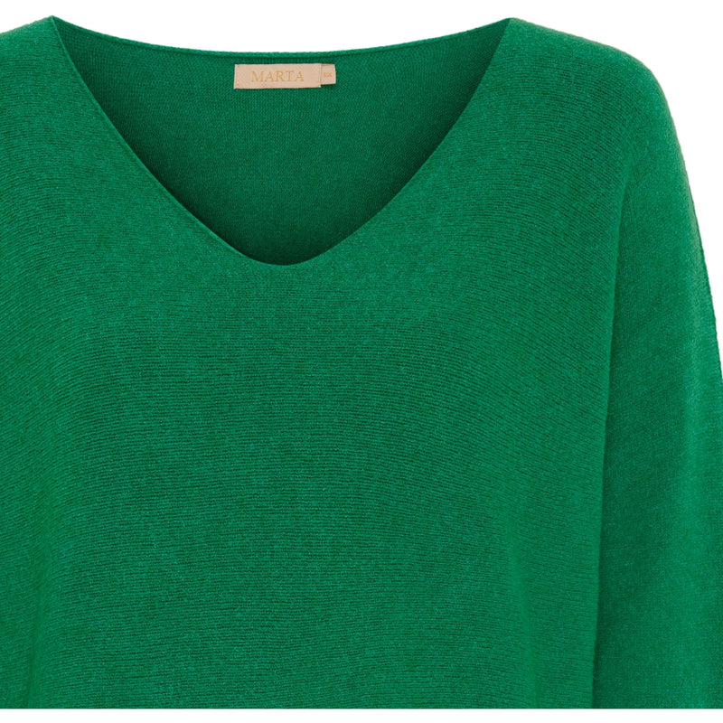 MARTA DU CHATEAU Marta Du Chateau dam stickad Celina Knit AWGreen6436