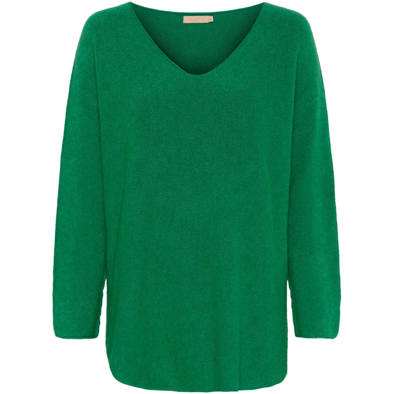 MARTA DU CHATEAU Marta Du Chateau dam stickad Celina Knit AWGreen6436