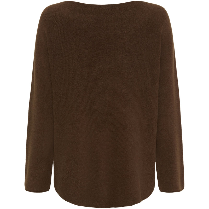 MARTA DU CHATEAU Marta Du Chateau dam stickad Dagmar Knit Brown4462