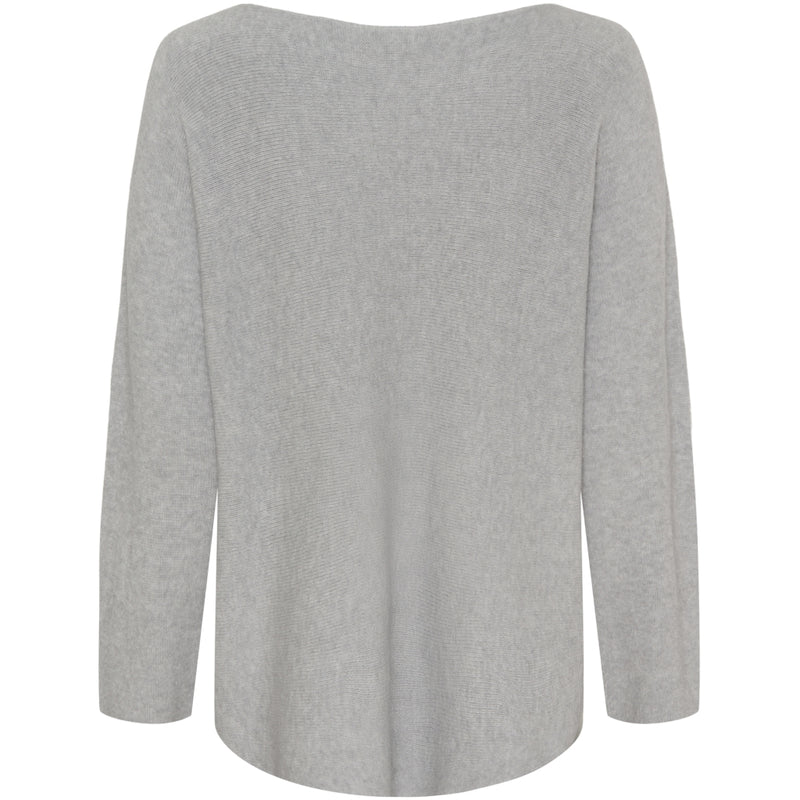 MARTA DU CHATEAU Marta Du Chateau dam stickad Dagmar Knit LightGrey4001