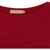 MARTA DU CHATEAU Marta Du Chateau dam stickad Dagmar Knit Red4308