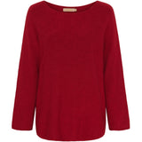 MARTA DU CHATEAU Marta Du Chateau dam stickad Dagmar Knit Red4308