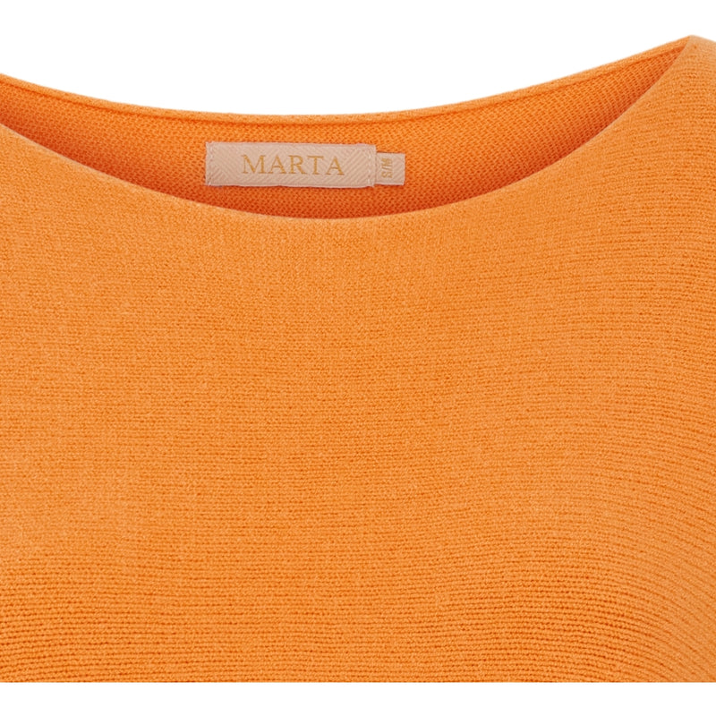 MARTA DU CHATEAU Marta Du Chateau dam stickad Dagmar 5001 Knit Orange14472