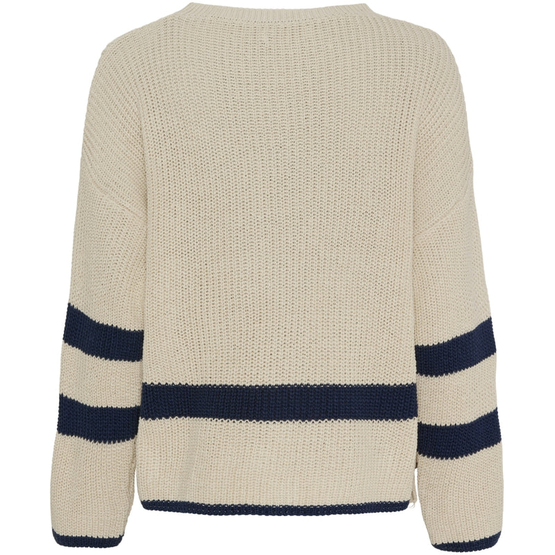 MARTA DU CHATEAU Marta Du Chateau dam stickad MdcMaddison Restudsalg Camicida/Blue8953