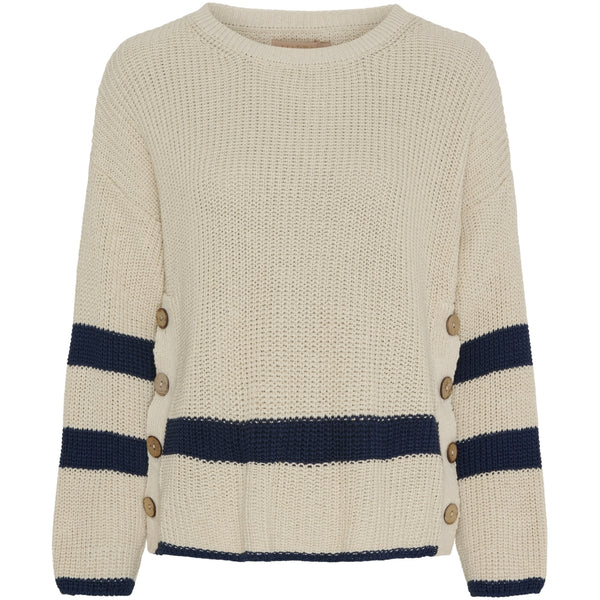 MARTA DU CHATEAU Marta Du Chateau dam stickad MdcMaddison Restudsalg Camicida/Blue8953