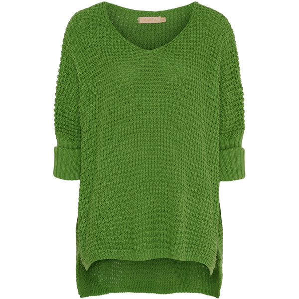 MARTA DU CHATEAU Marta Du Chateau dam stickad MdcMille Knit Green3011